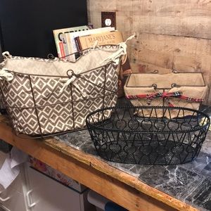 Set of 3 wire baskets